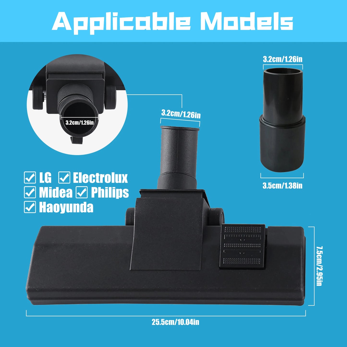 Universal 32/35mm Vacuum Floor Brush