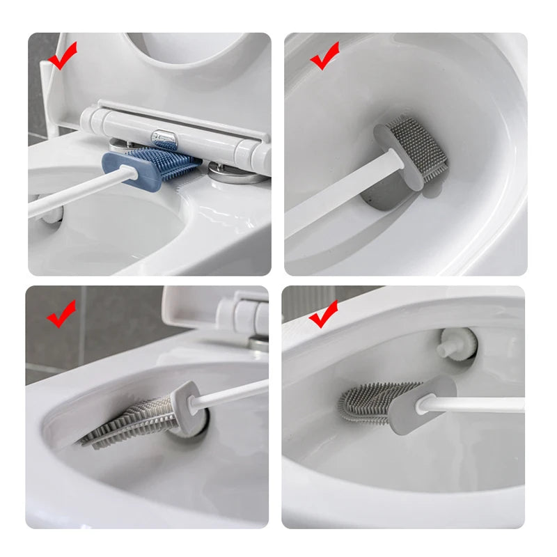Long-Handle Wall-Mounted Toilet Brush