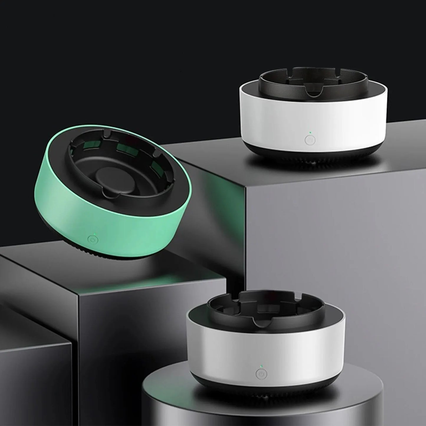 Smokeless Ashtray with Air Filtration