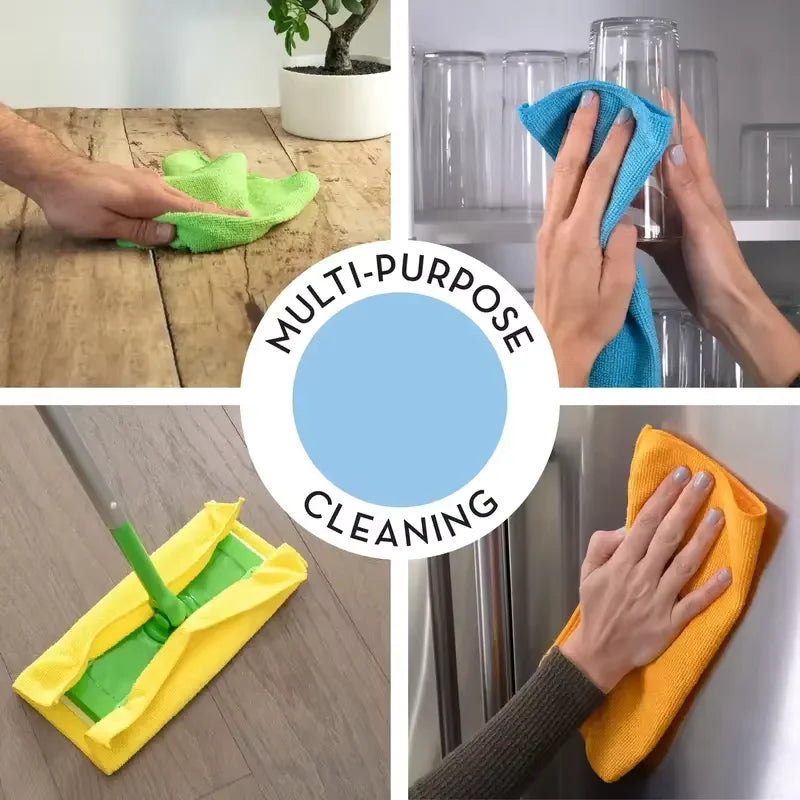 Reusable Microfiber Cleaning Cloth Set