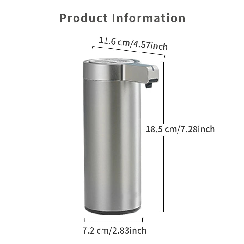 270 mL Stainless Steel Automatic Soap Dispenser