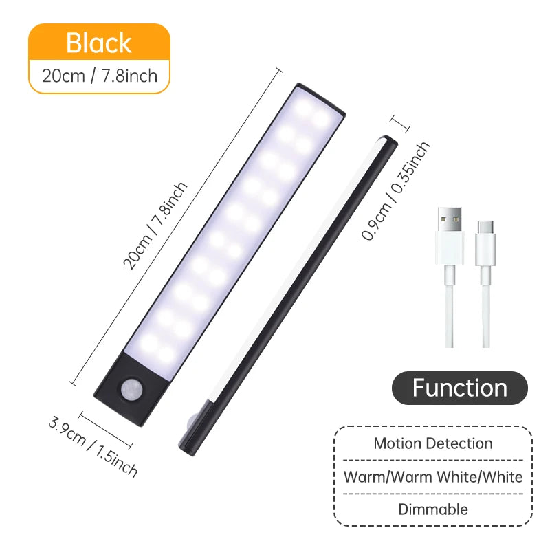 Rechargeable Motion Sensor Light Bar