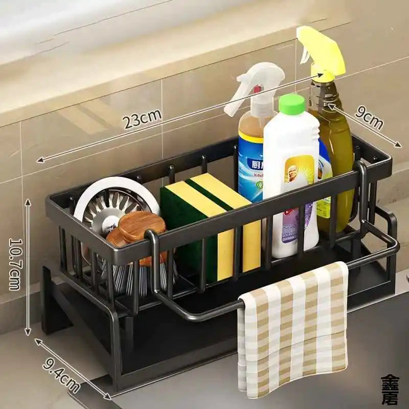 Tap-Mounted Sink Organizer Shelf