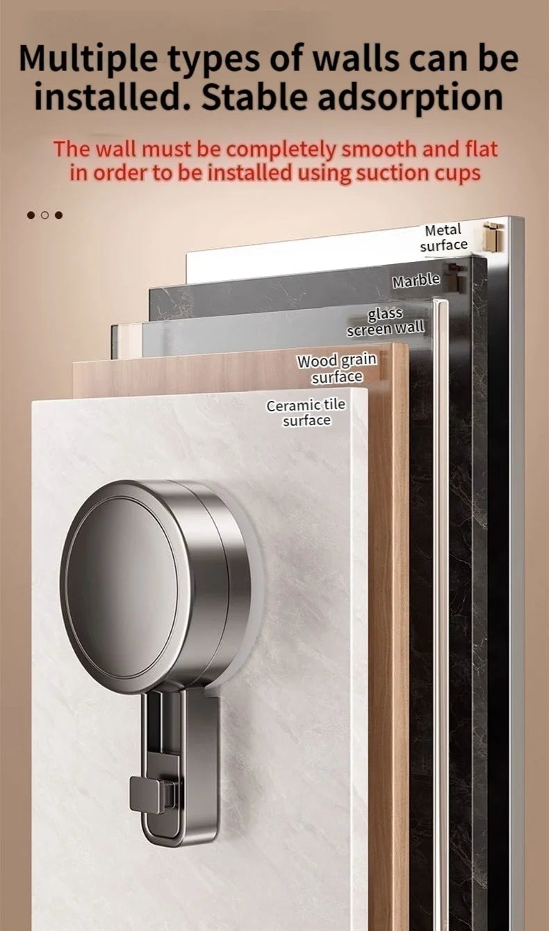 [Duplicate] Suction-Cup Aluminum Bathroom Shelf