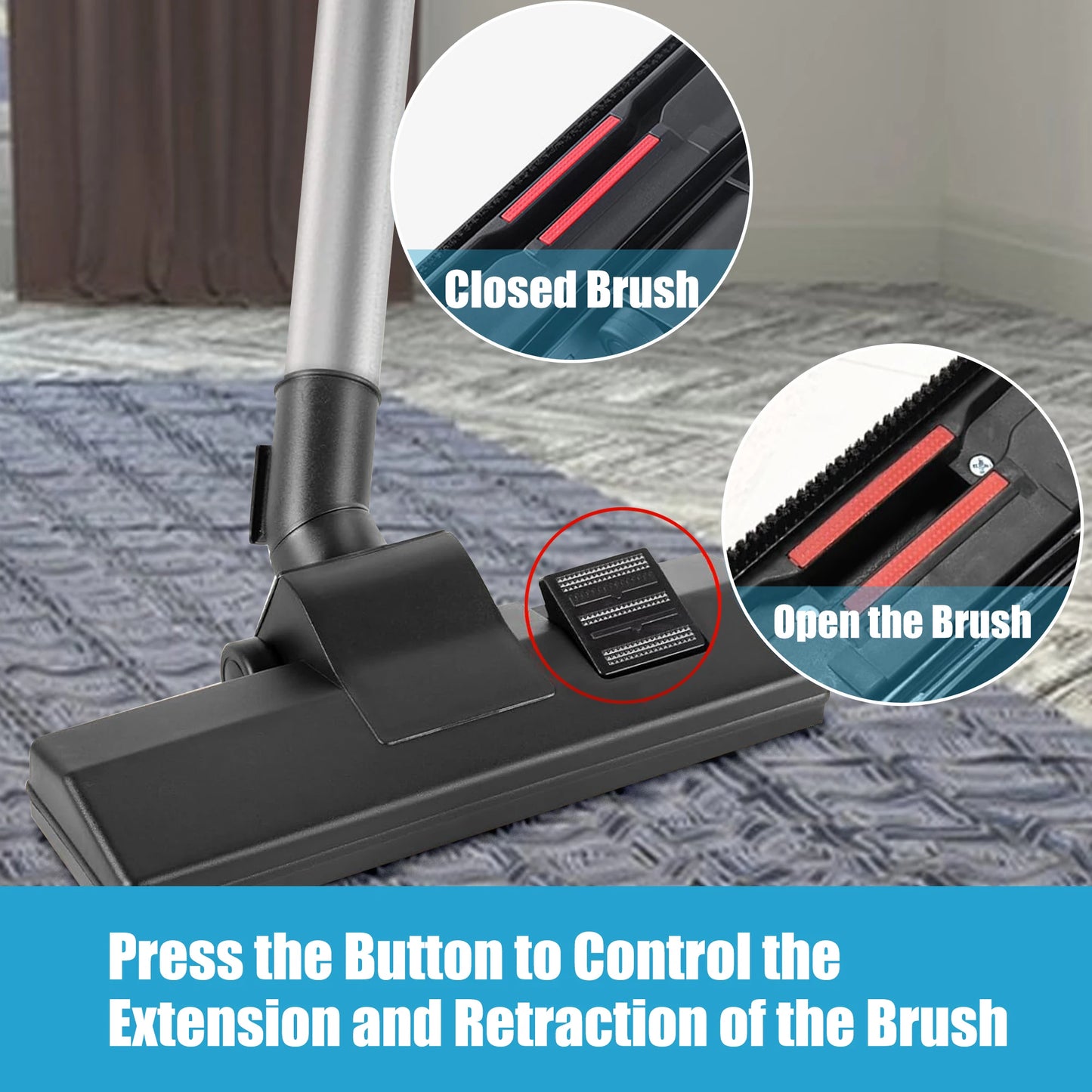 Universal 32/35mm Vacuum Floor Brush