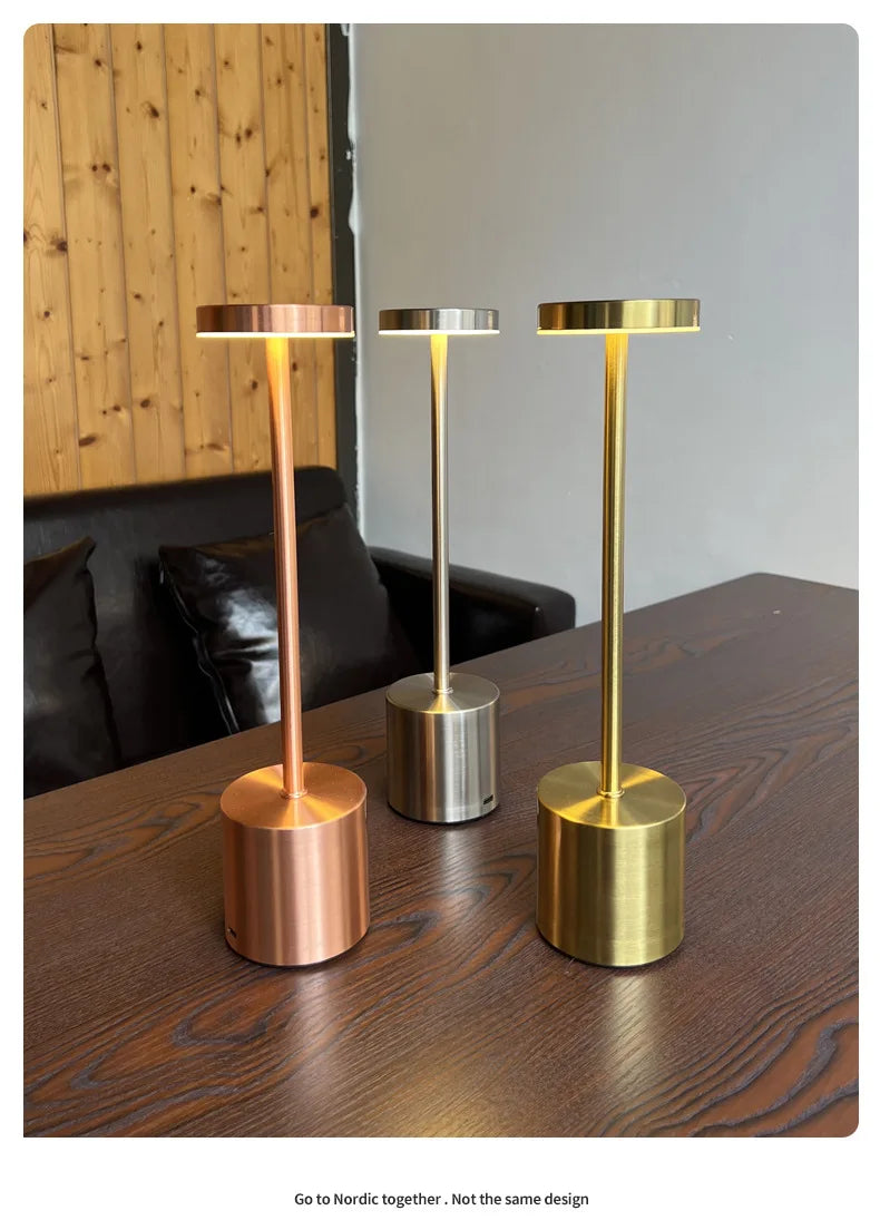 Cordless Rechargeable Touch Table Lamp