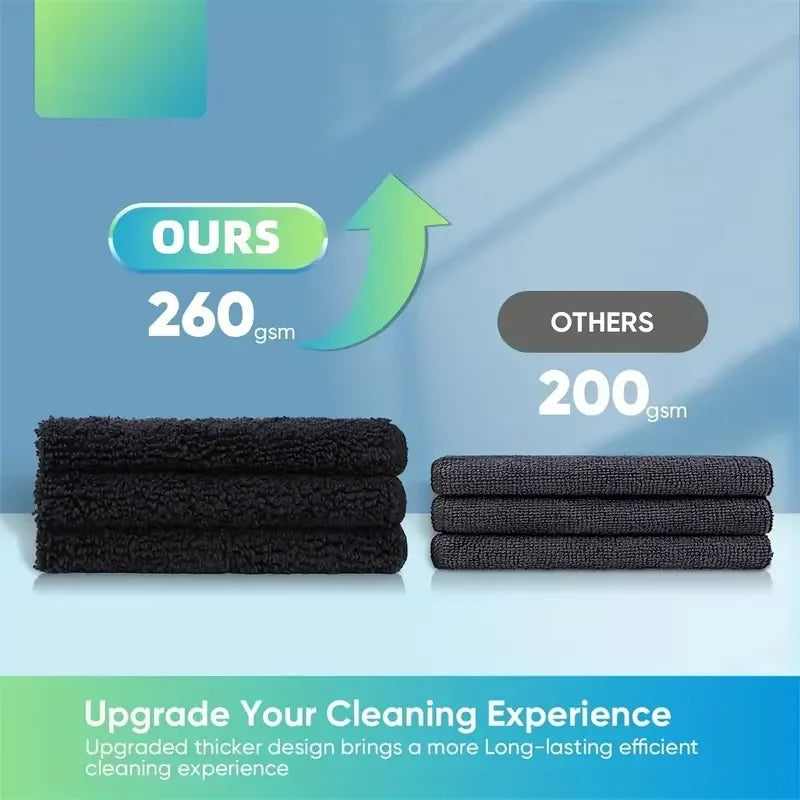 Reusable Microfiber Cleaning Cloth Set