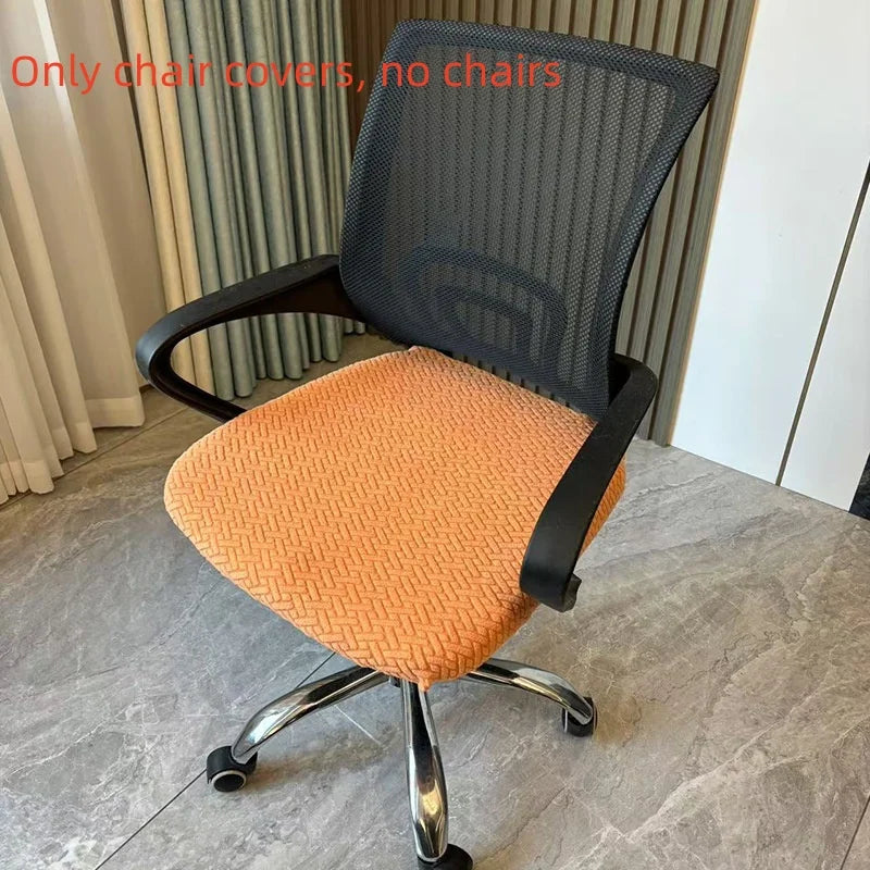 Stretch-Fit Office Chair Seat Cover