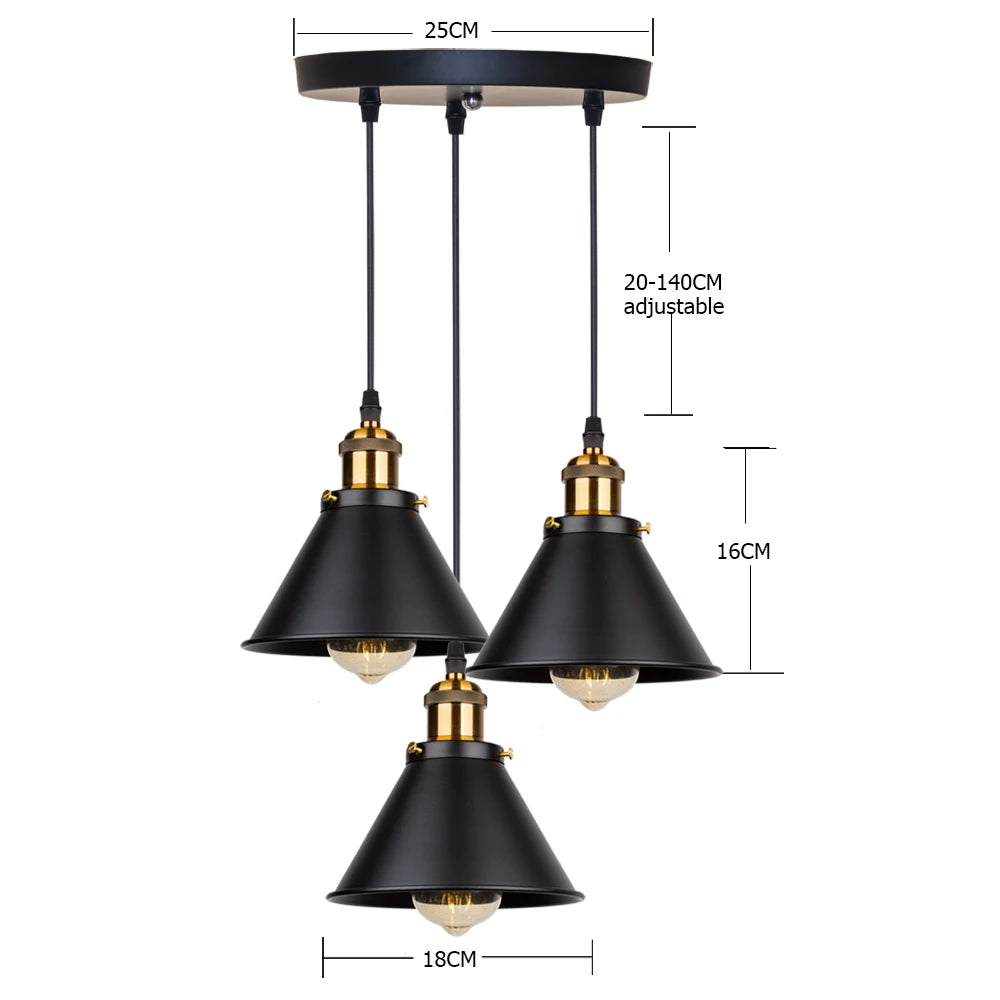Retro Metal Pendant Light Collection