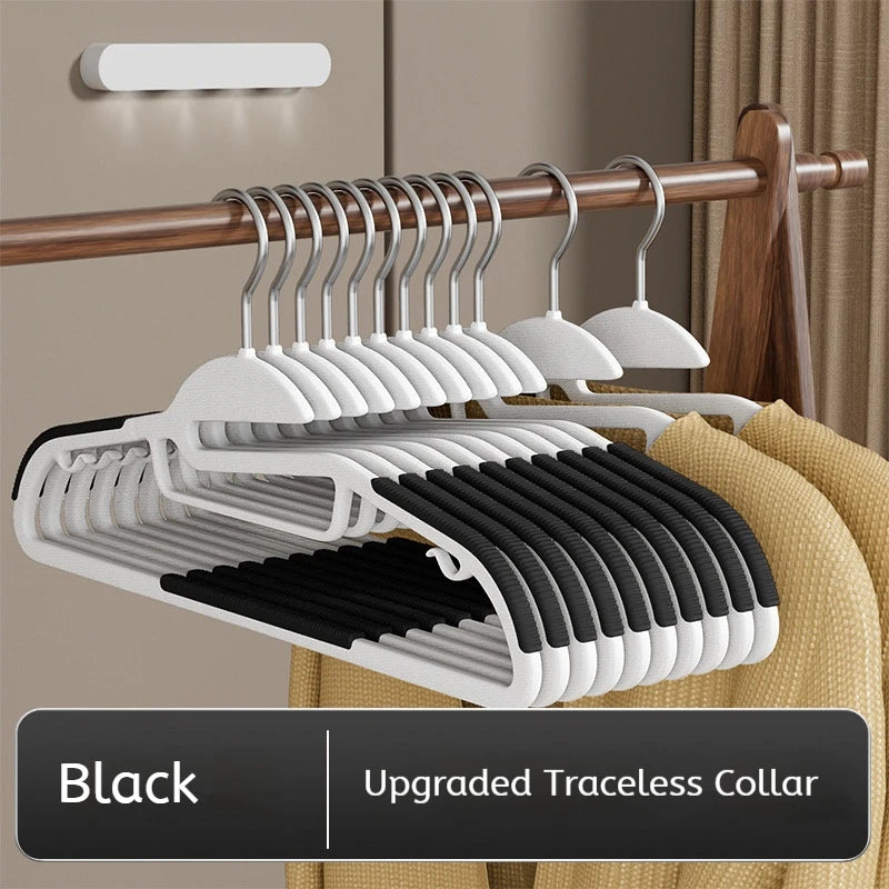 10-Pack Non-Slip Space-Saving Clothes Hangers