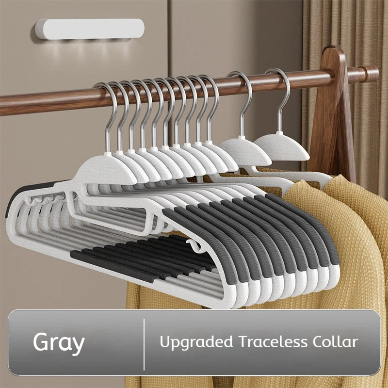 10-Pack Non-Slip Space-Saving Clothes Hangers