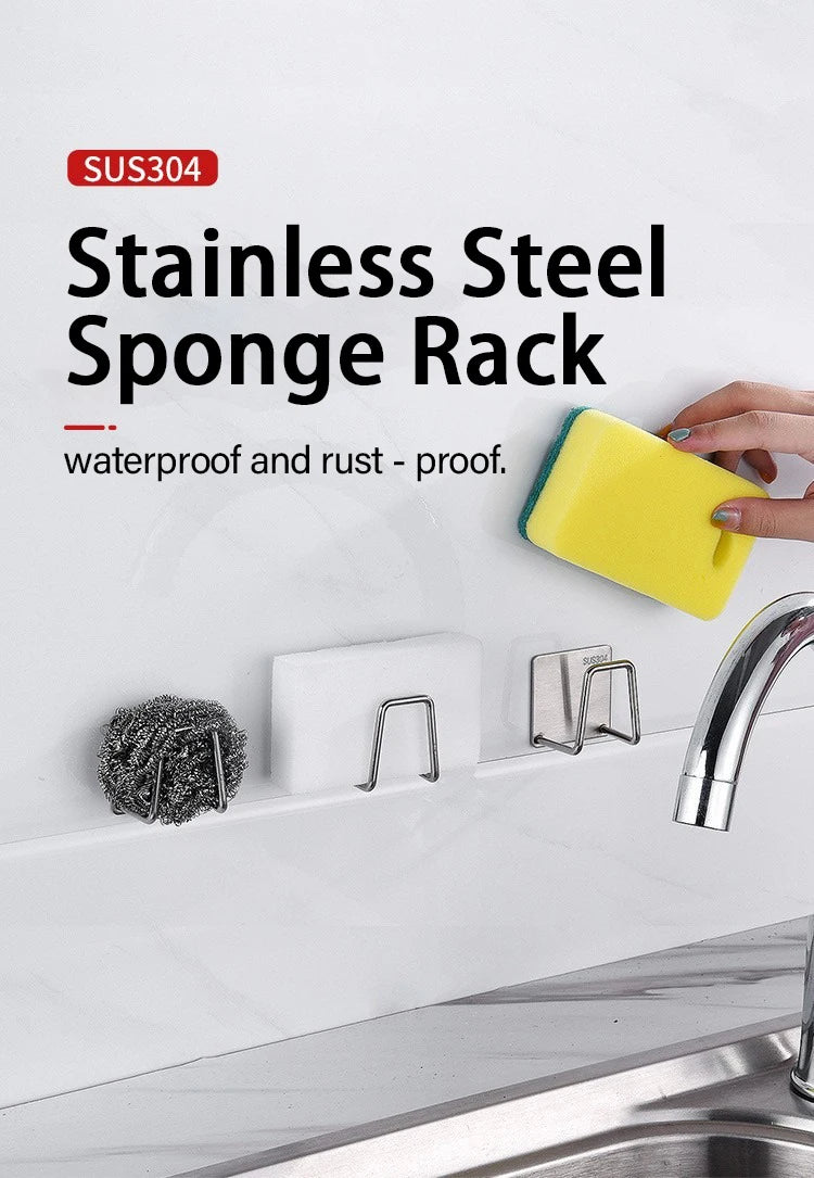 Stainless Steel Sink Sponge Holder