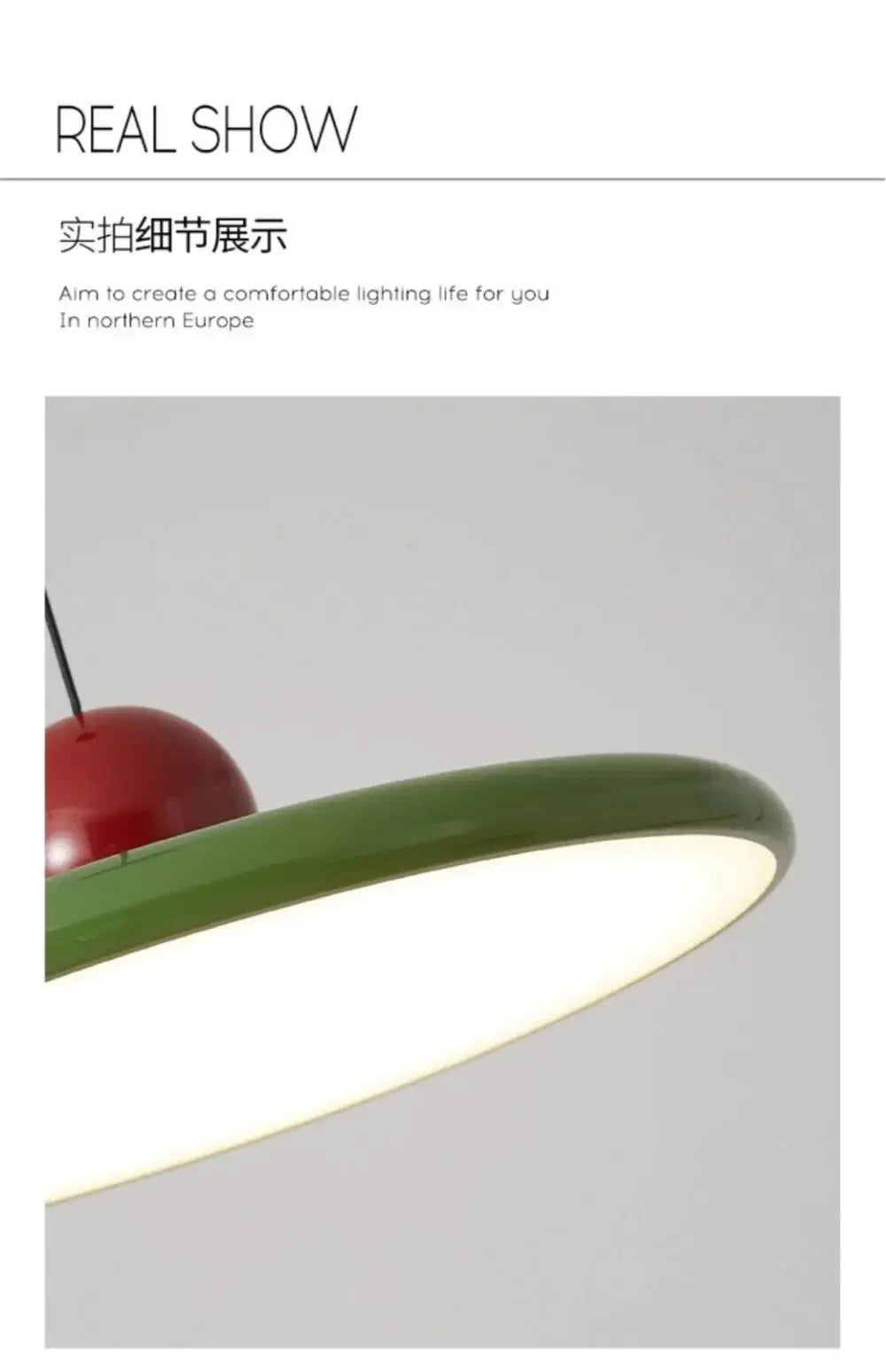 Nordic Saucer Pendant Light