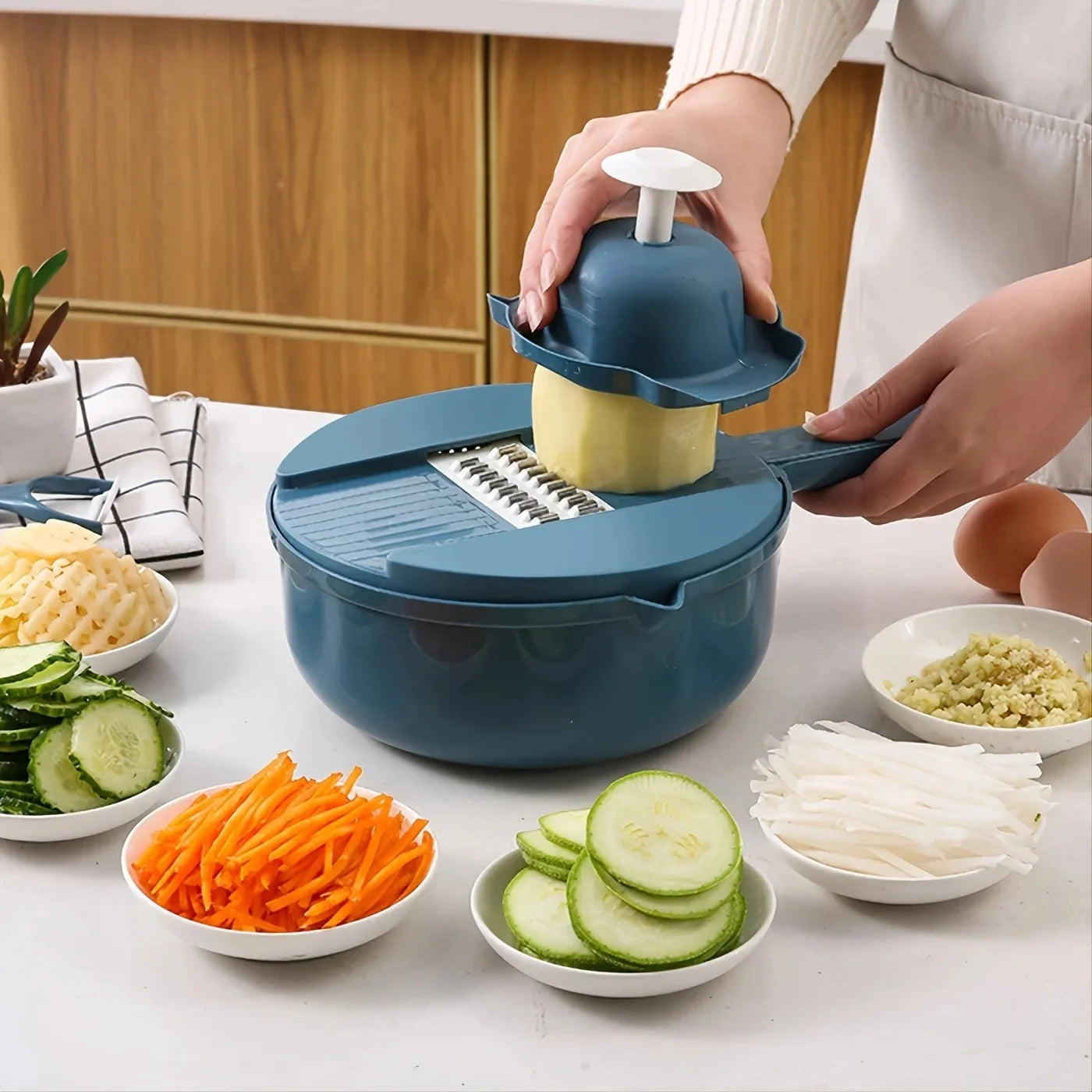 9-in-1 Vegetable Chopper & Slicer