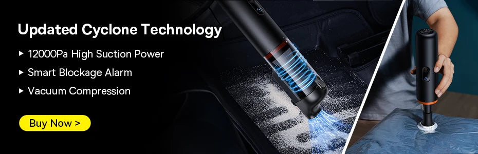 Baseus 4-in-1 Cordless Car Vacuum & Air Blower