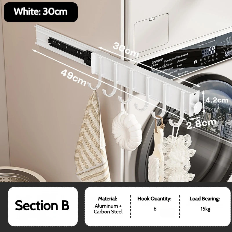 Pull-Out Closet Hanging Rod Collection
