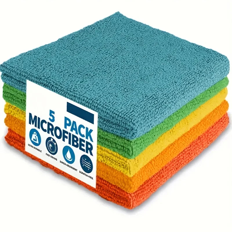 Reusable Microfiber Cleaning Cloth Set