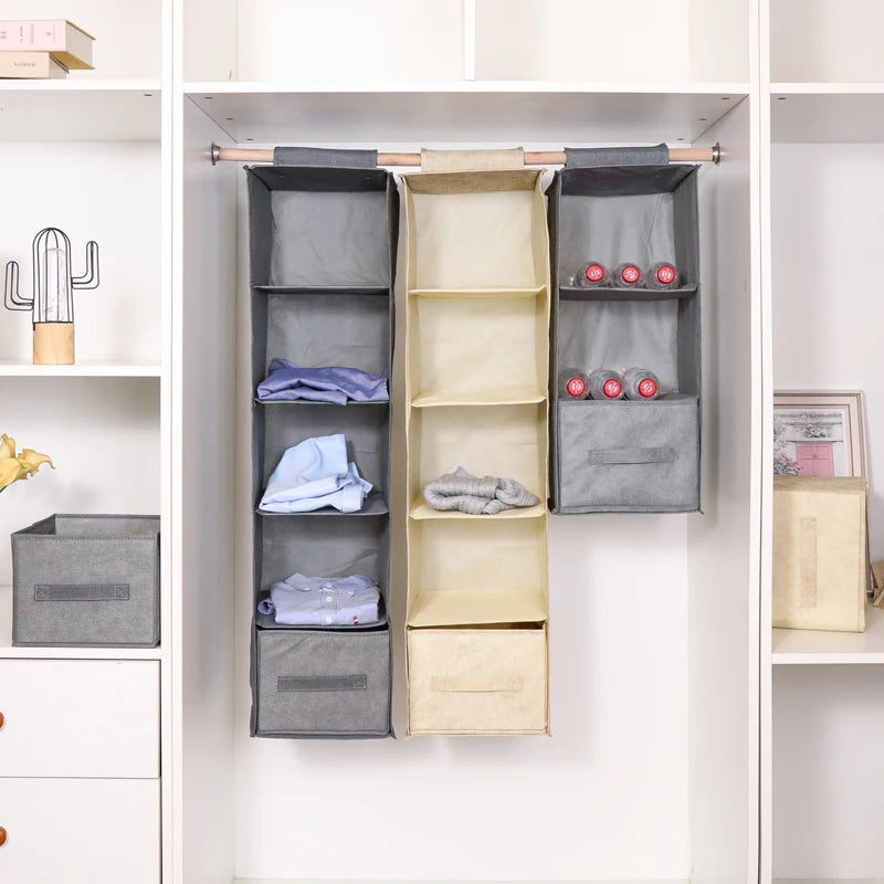 Hanging Closet Organizer with Drawers