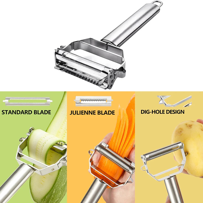 2-in-1 Rotary Vegetable Peeler