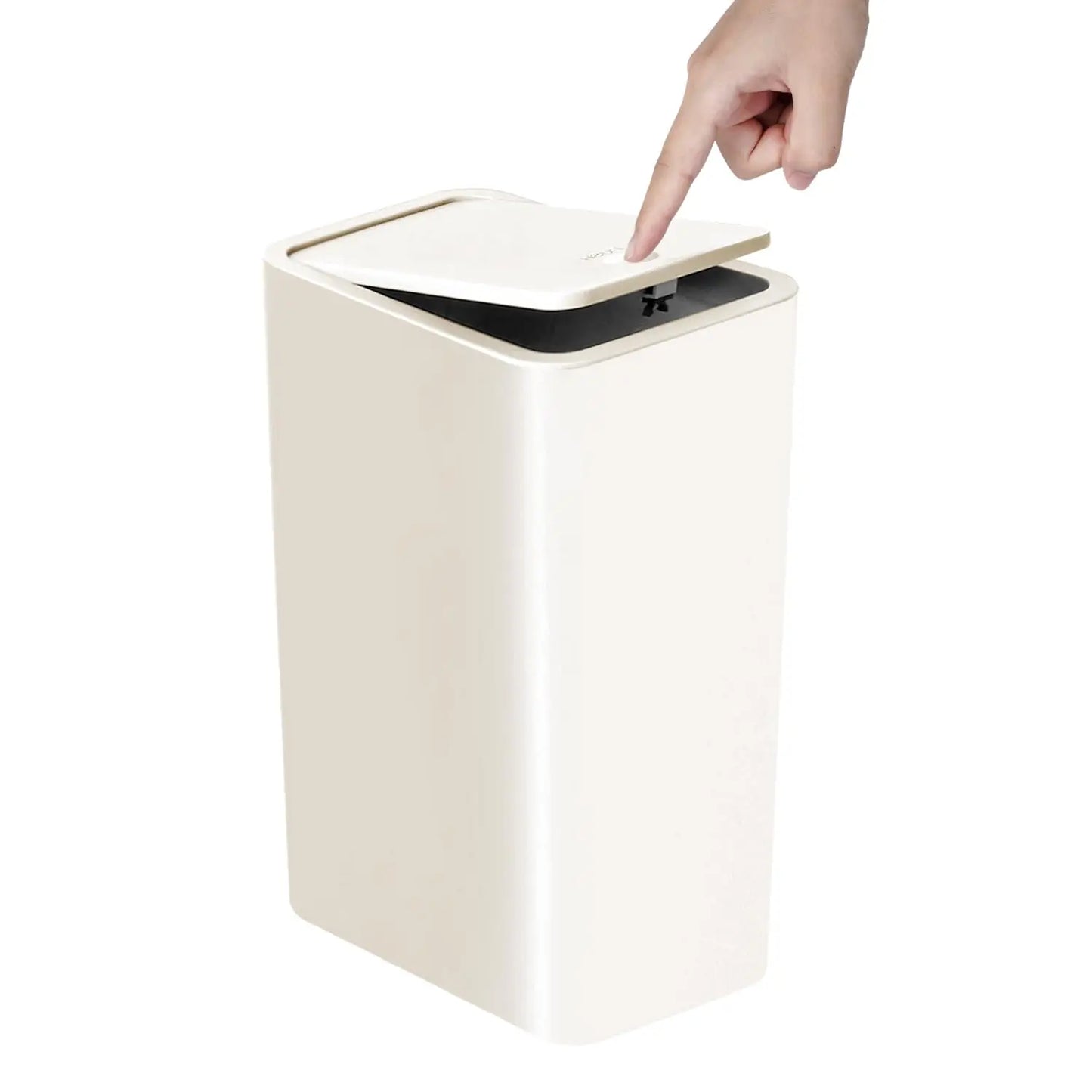 10 L Slim Press-Lid Trash Can