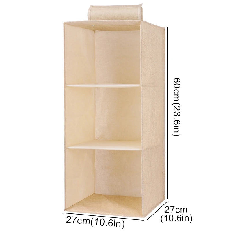 Hanging Closet Organizer with Drawers