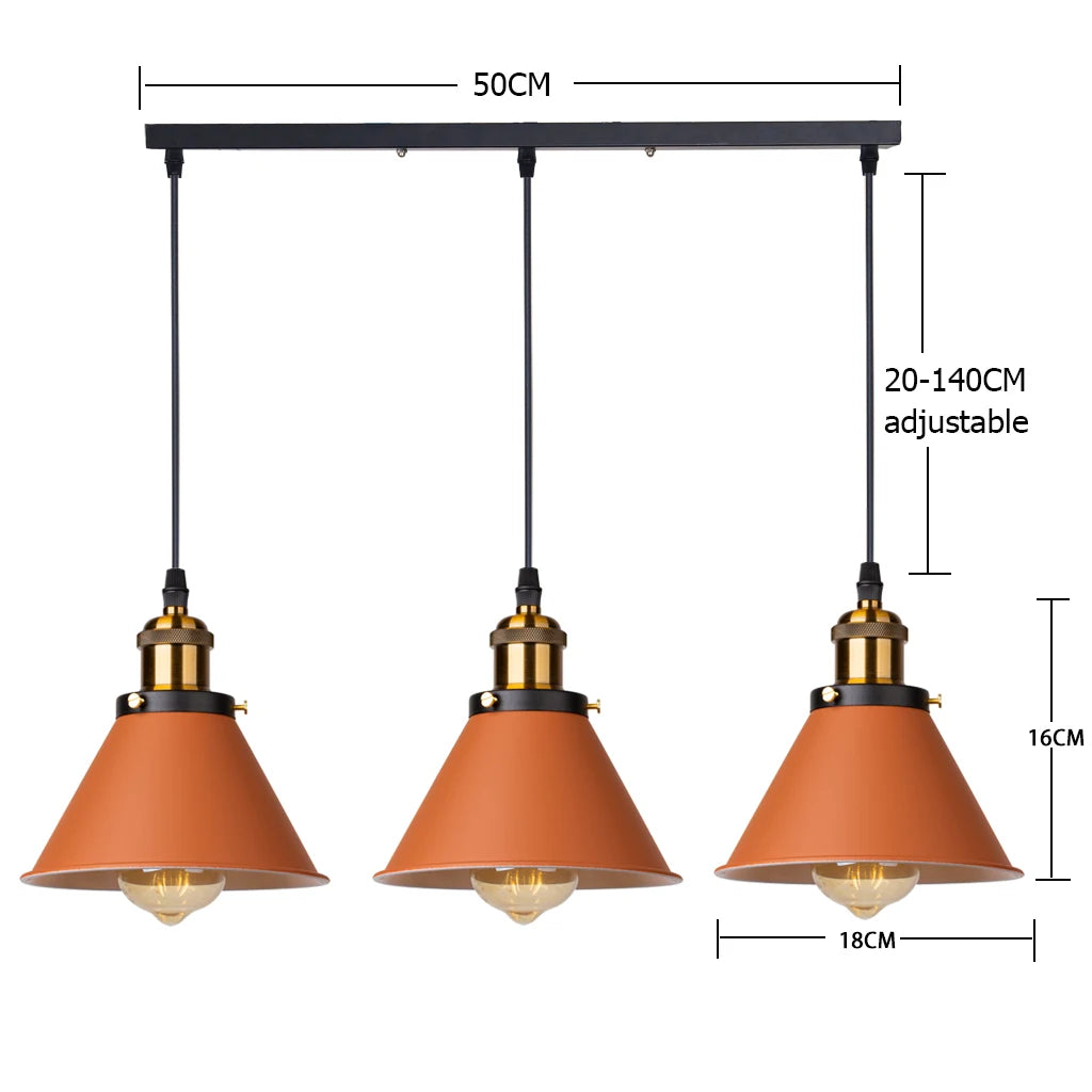 Retro Metal Pendant Light Collection
