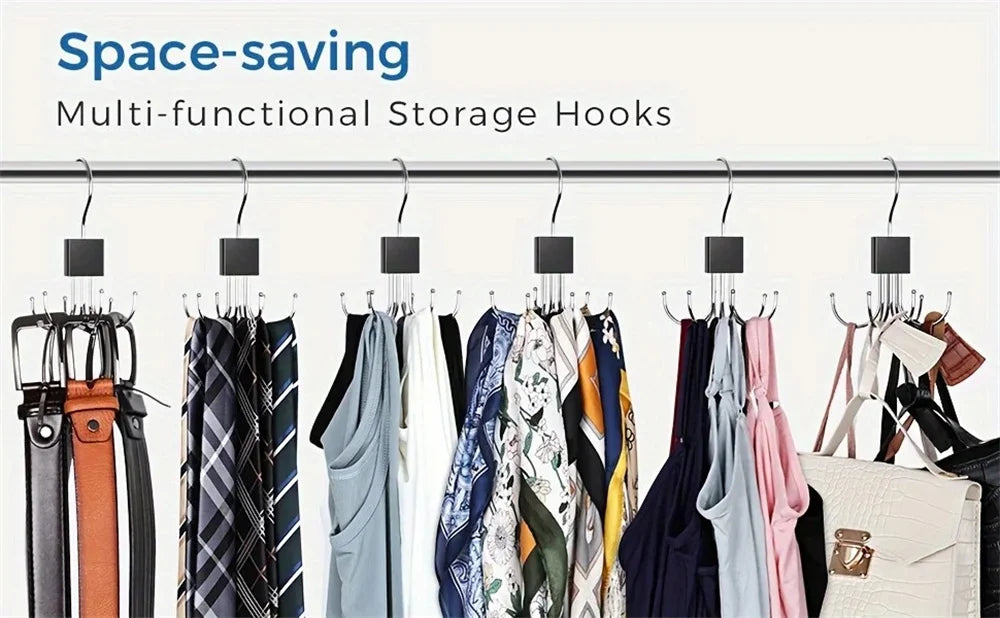 360° Rotating Multi-Hook Belt Hanger