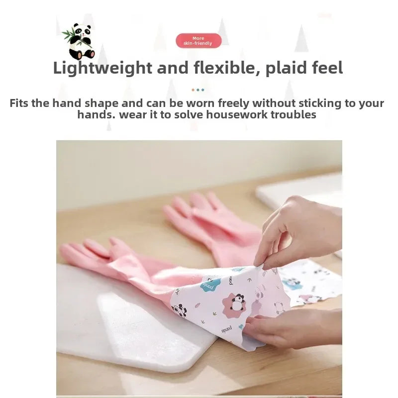 Long-Cuff Household Cleaning Gloves