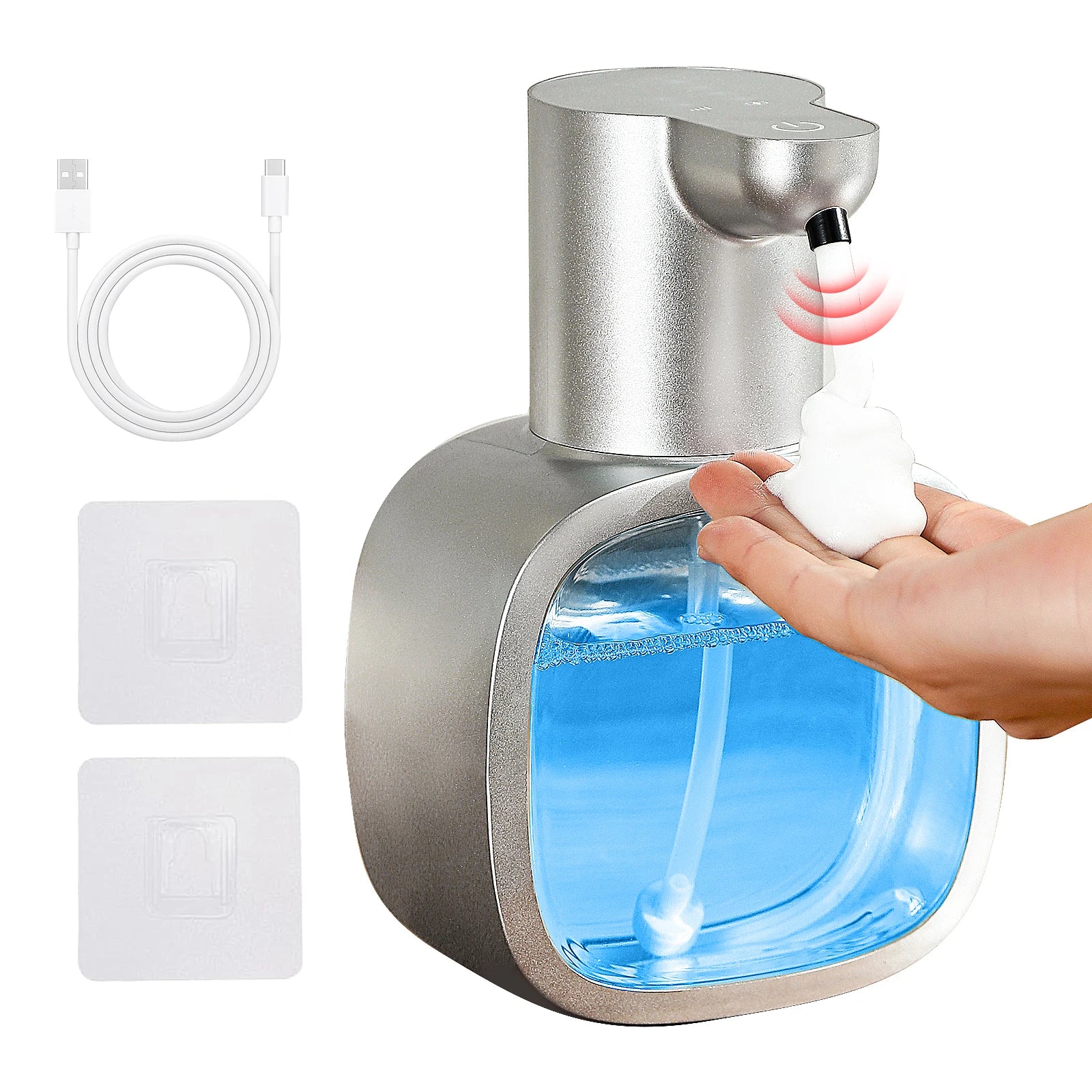500 mL wall-mounted automatic foam soap dispenser