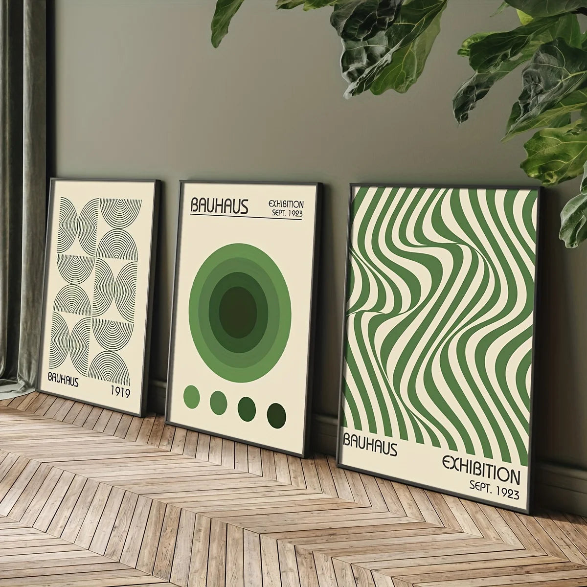 Bauhaus Geometric Canvas Wall Art Collection