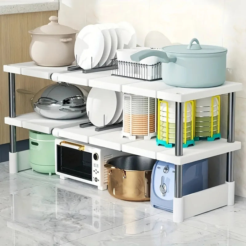 Expandable Under-Sink Storage Rack