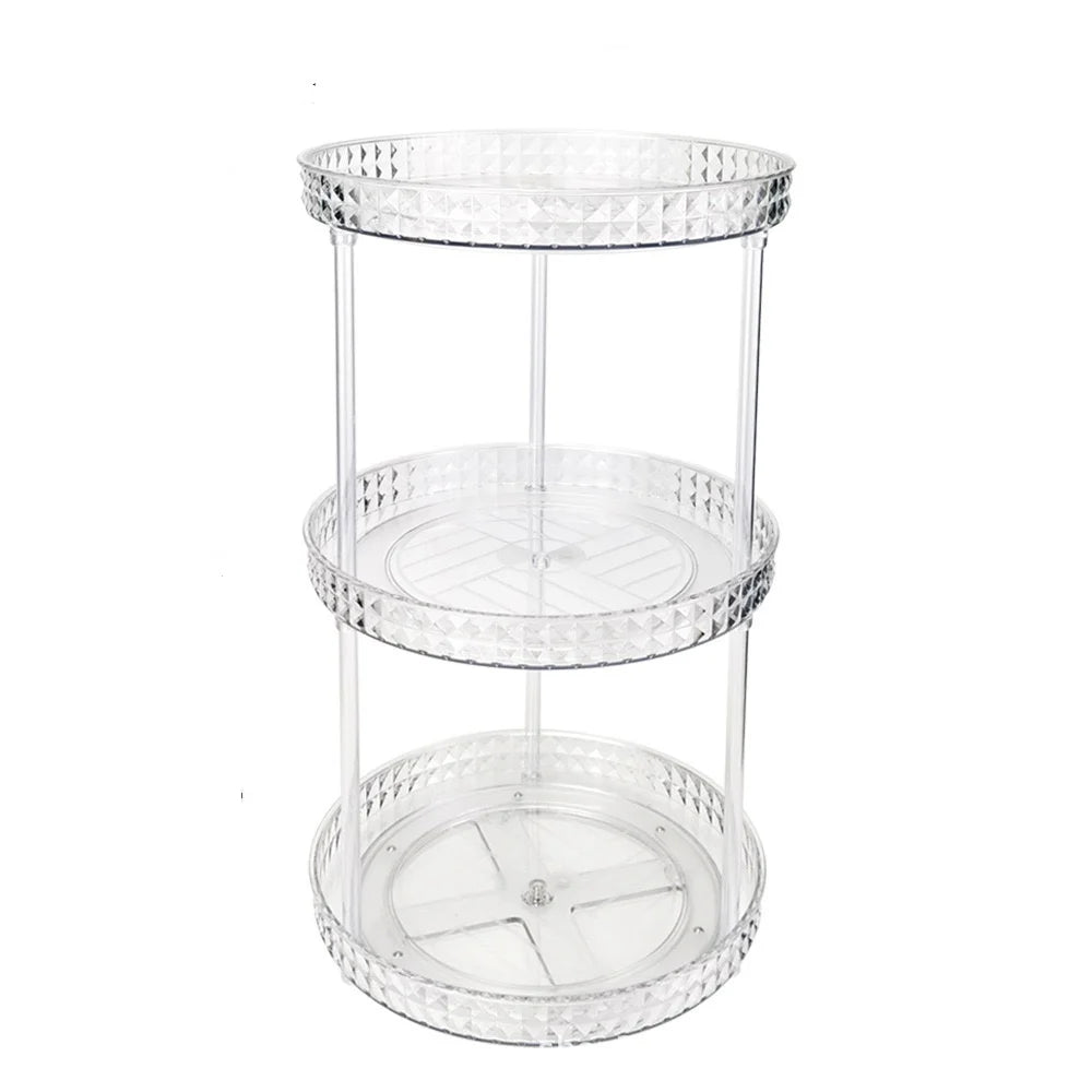 Rotating Tiered Kitchen Storage Rack