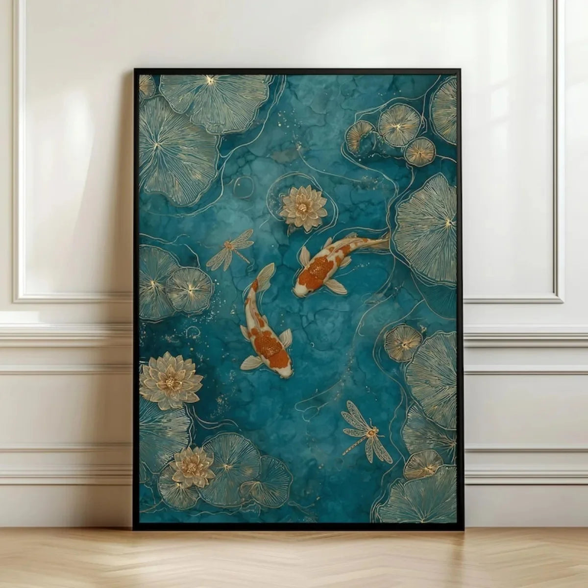 Japanese Koi Canvas Wall Art