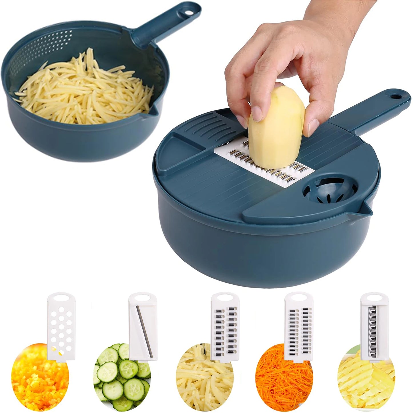 9-in-1 Vegetable Chopper & Slicer
