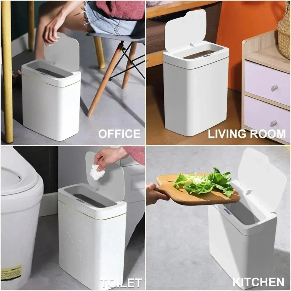 15 L Touchless Auto-Bagging Trash Can