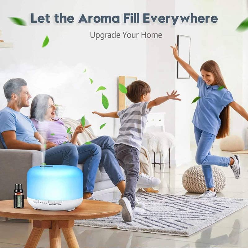 500ml Color-Changing Essential Oil Diffuser