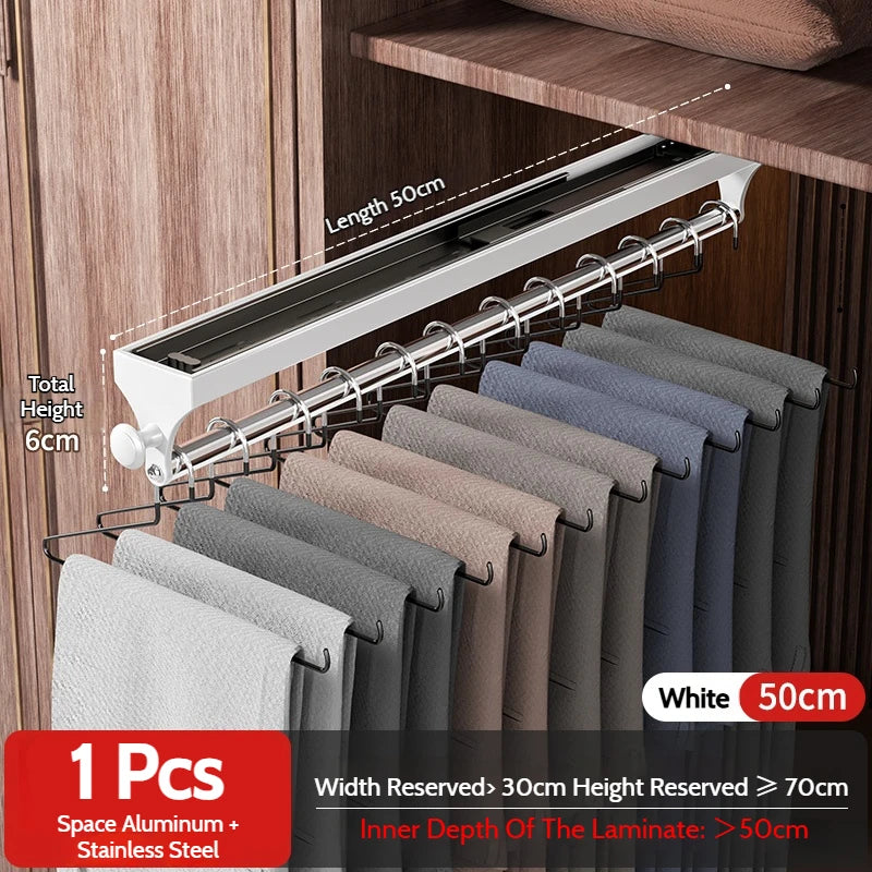 Pull-Out Closet Hanging Rod Collection