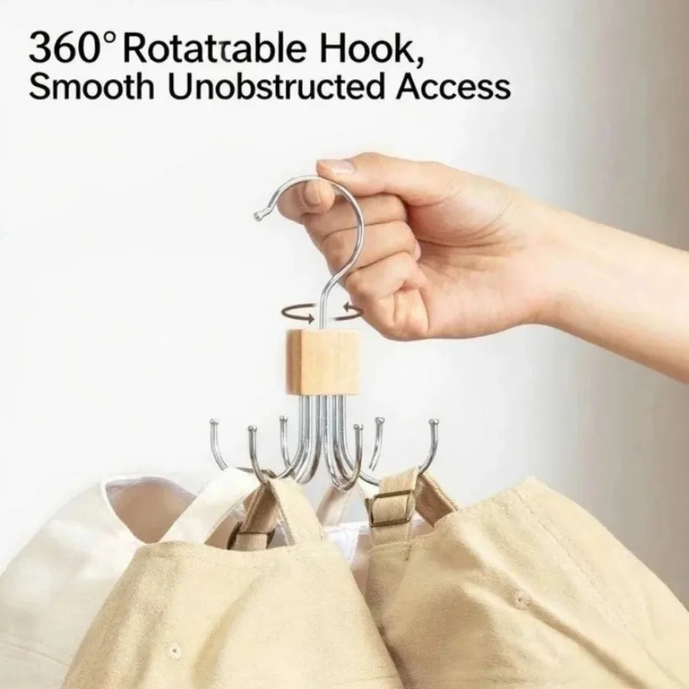 360° Rotating Multi-Hook Belt Hanger