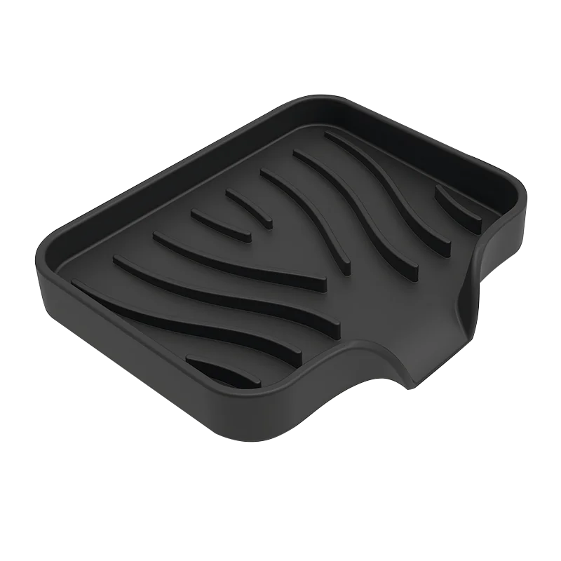 Quick-Drain Silicone Soap & Sponge Tray