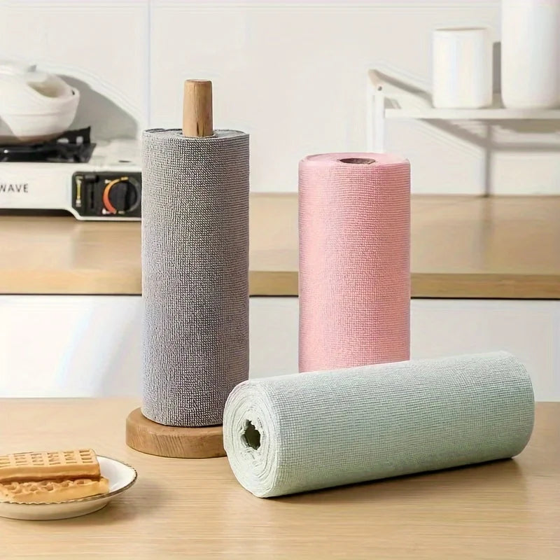 Reusable Tear-Off Cleaning Cloth Roll