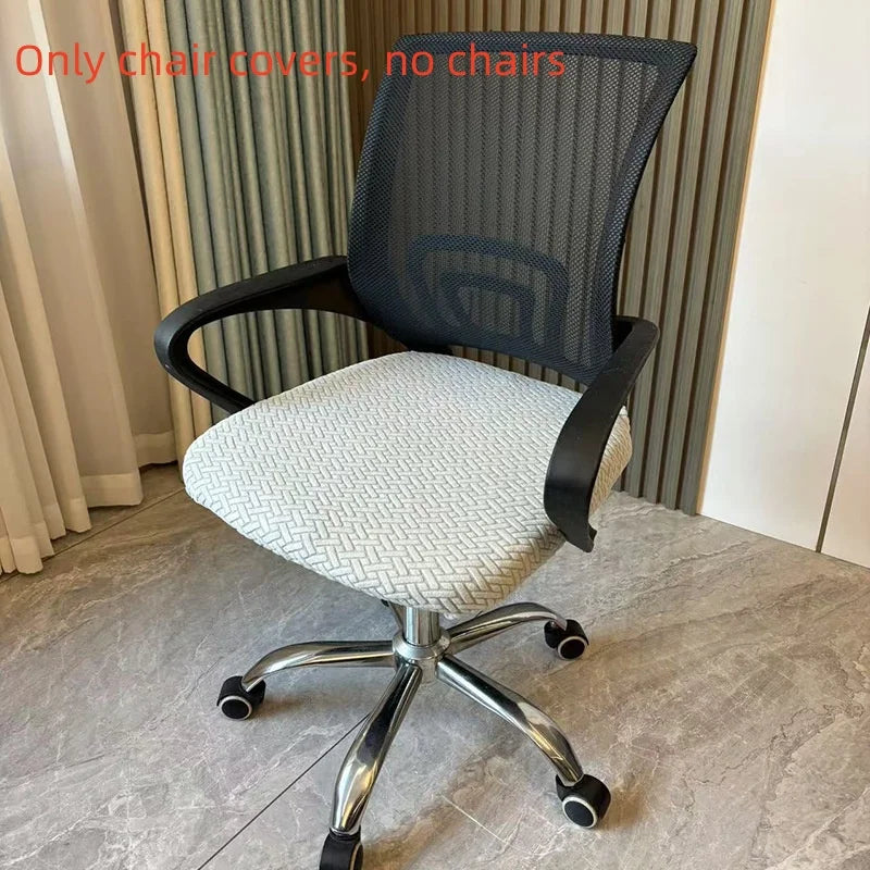 Stretch-Fit Office Chair Seat Cover