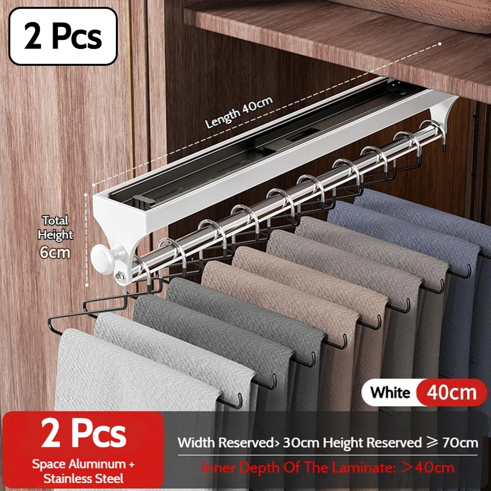 Pull-Out Closet Hanging Rod Collection