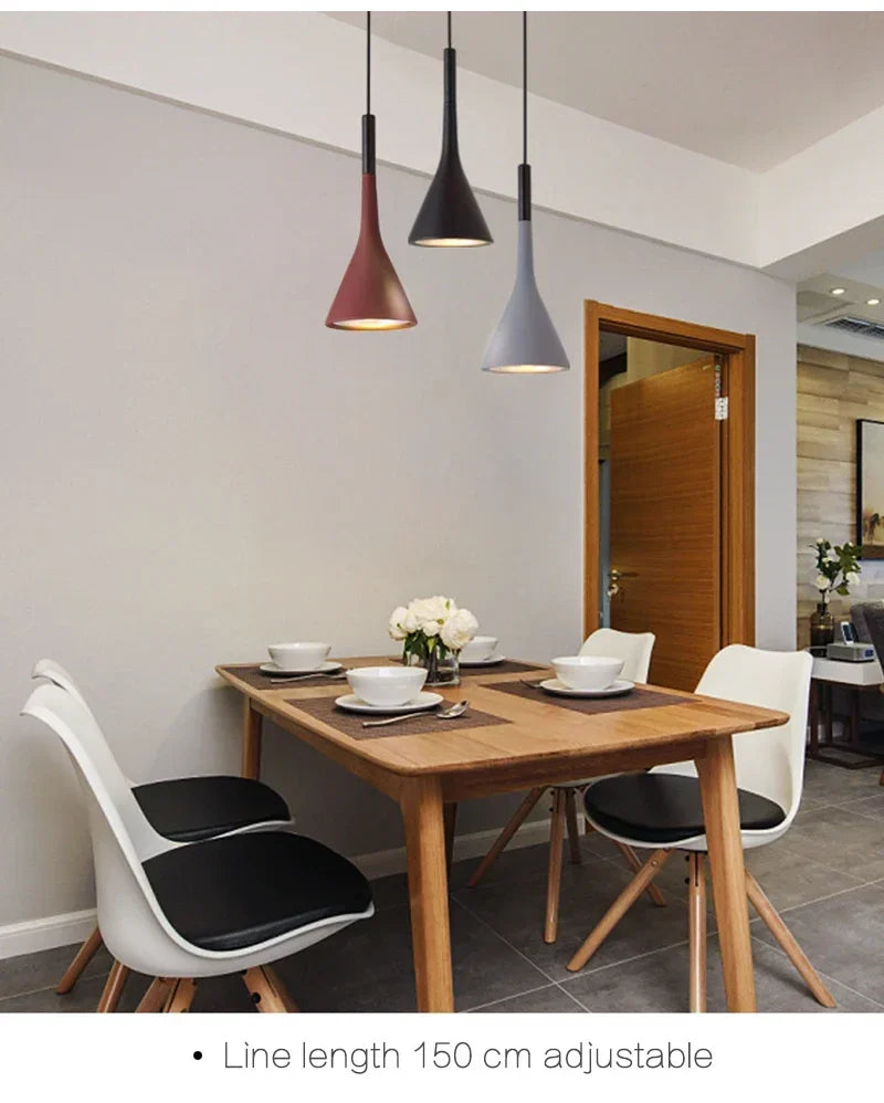 Modern Metal E27 Pendant Light