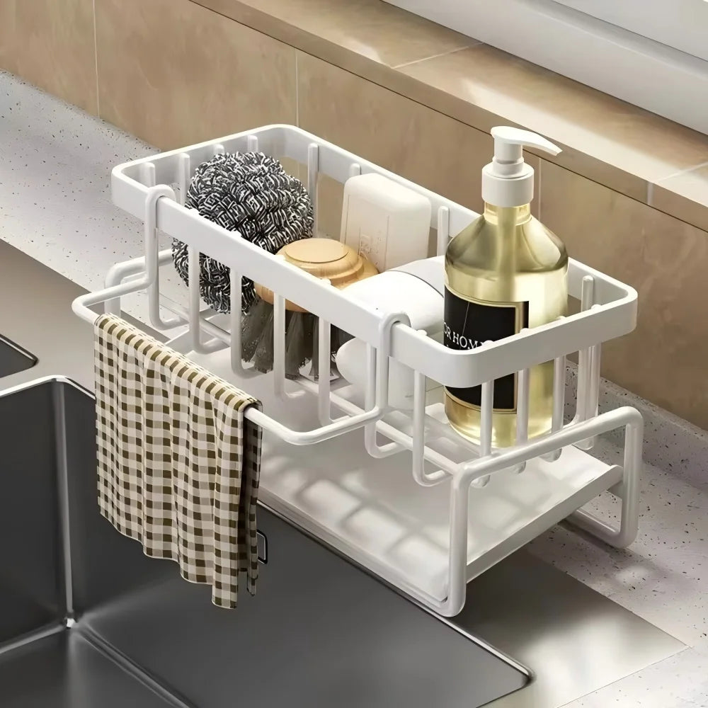 Tap-Mounted Sink Organizer Shelf