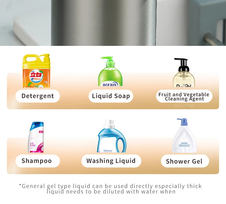 270 mL Stainless Steel Automatic Soap Dispenser