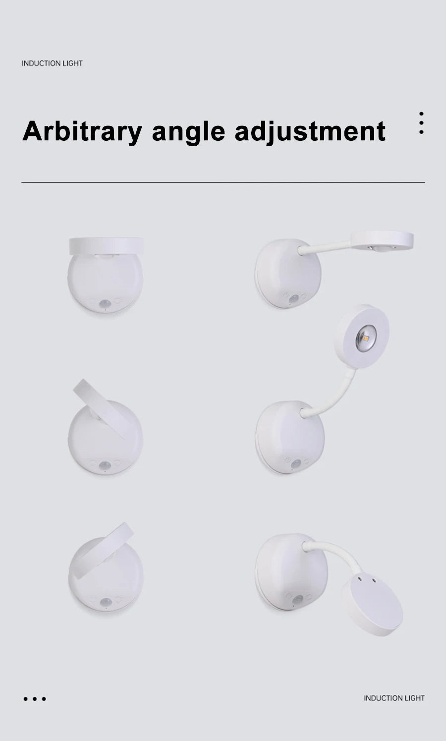 Rechargeable Motion Sensor Wall Spotlight
