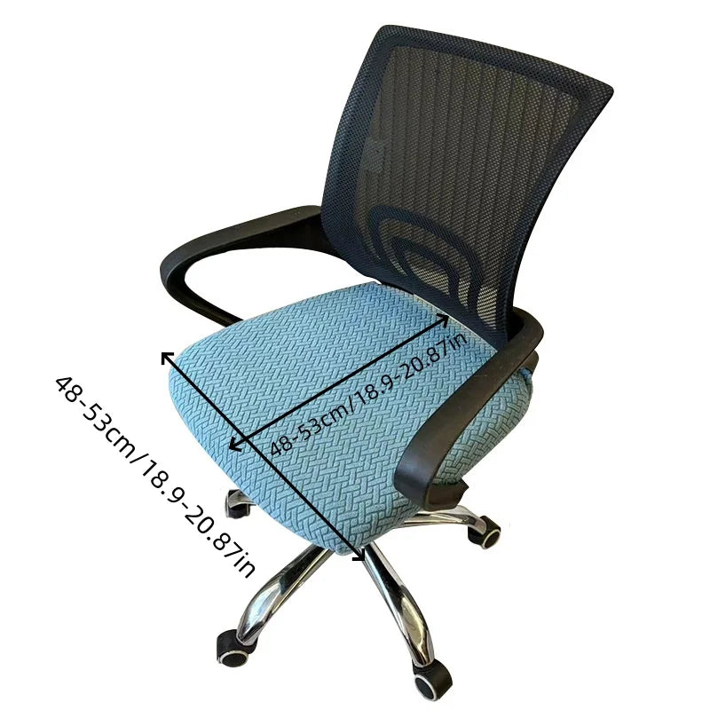 Stretch-Fit Office Chair Seat Cover