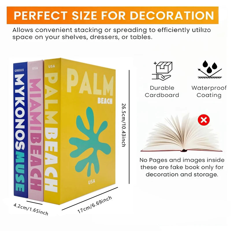 Modern Faux Book Storage Box