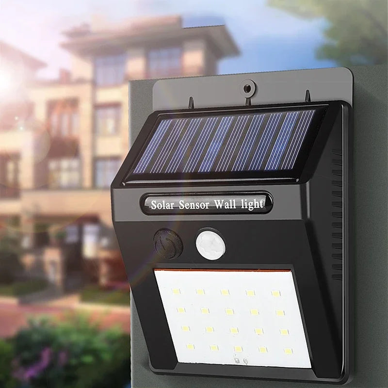 Solar Motion Sensor Wall Light