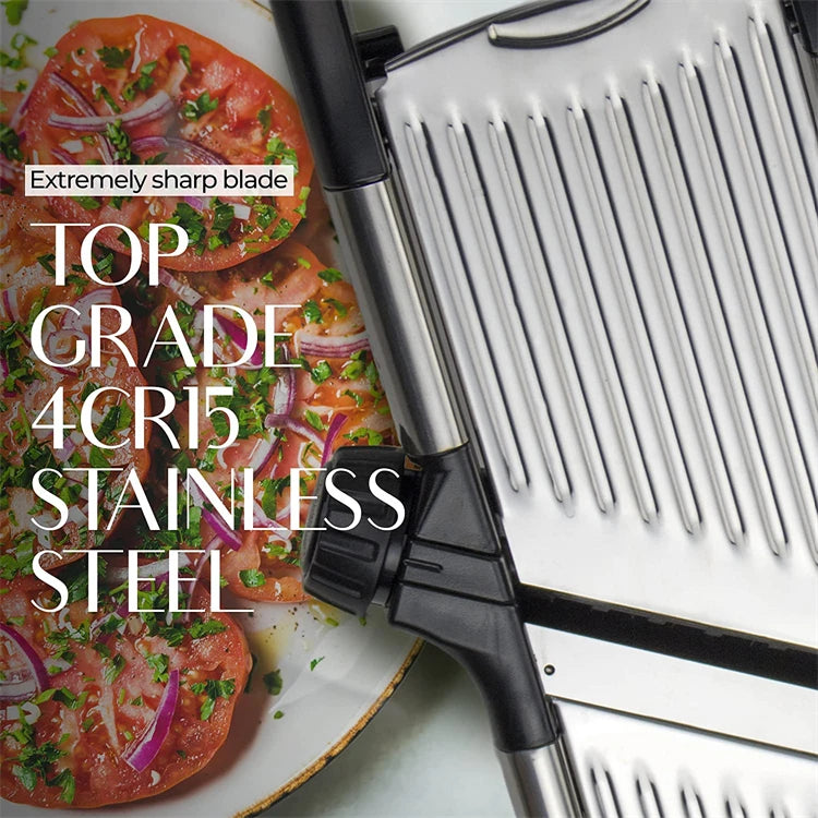 Adjustable Stainless Steel Mandoline Slicer